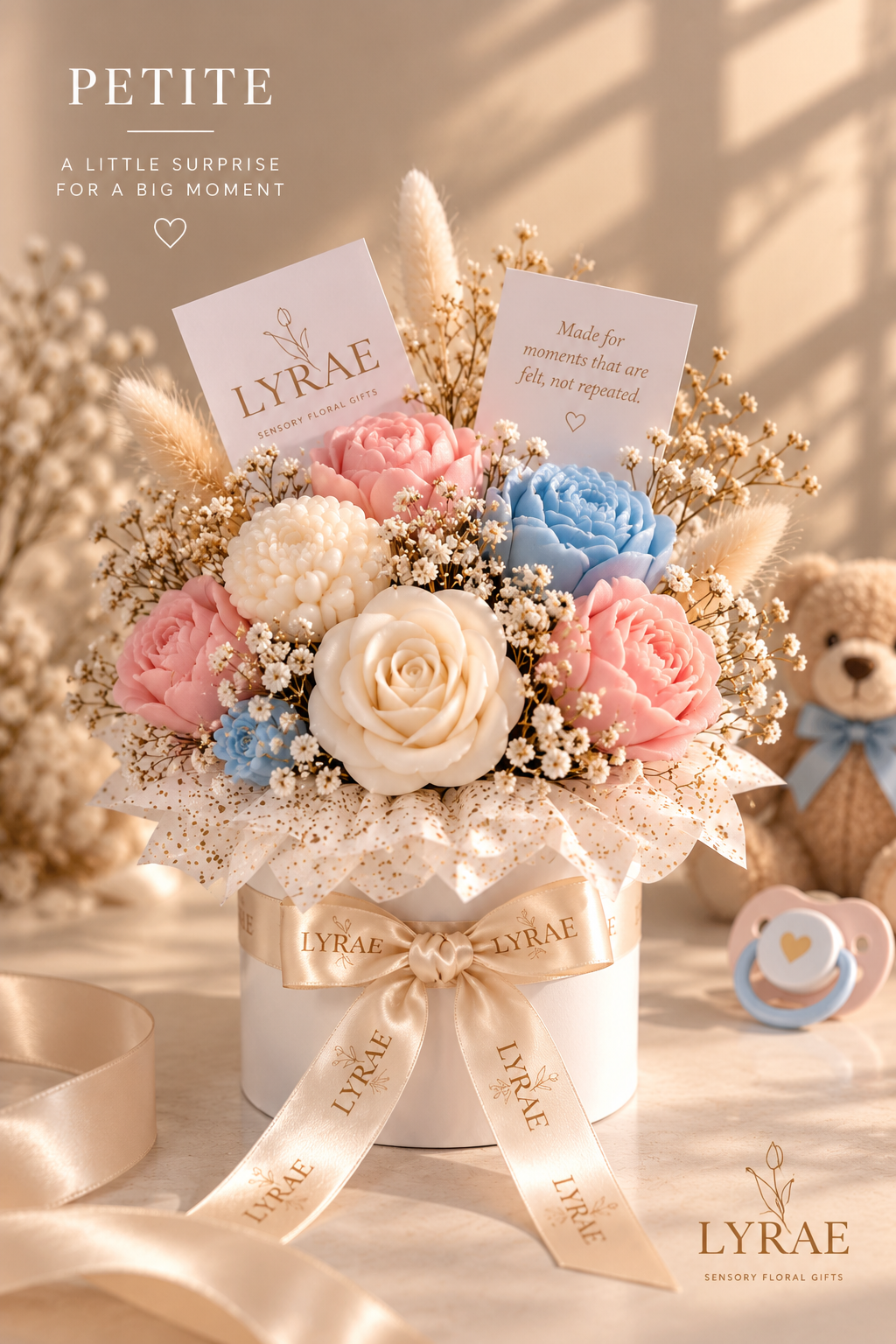 🩵🩷 LYRAE Baby Reveal | Sensory Floral