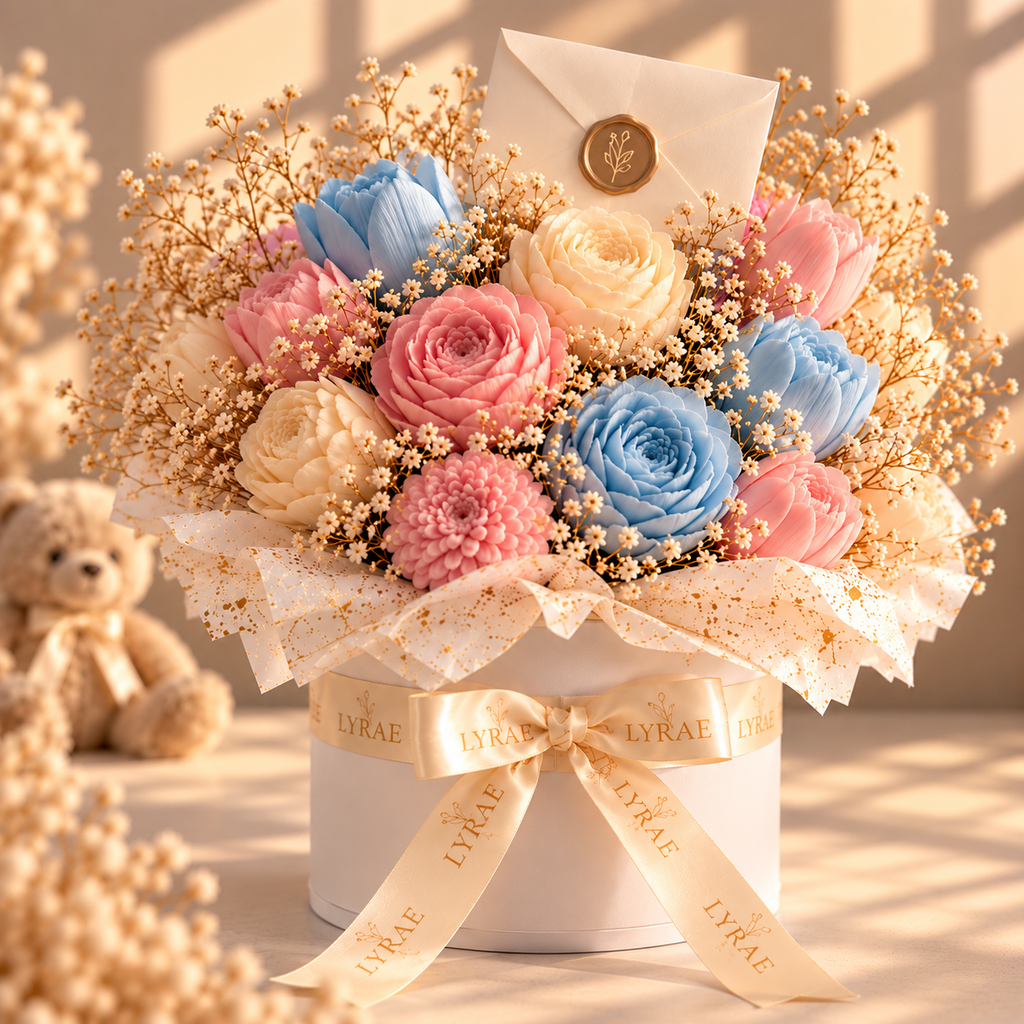 🩵🩷 LYRAE Baby Reveal | Sensory Floral