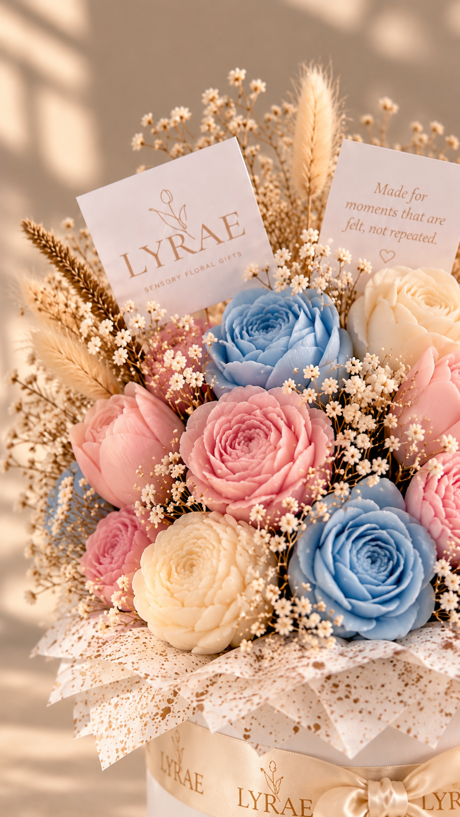 🩵🩷 LYRAE Baby Reveal | Sensory Floral
